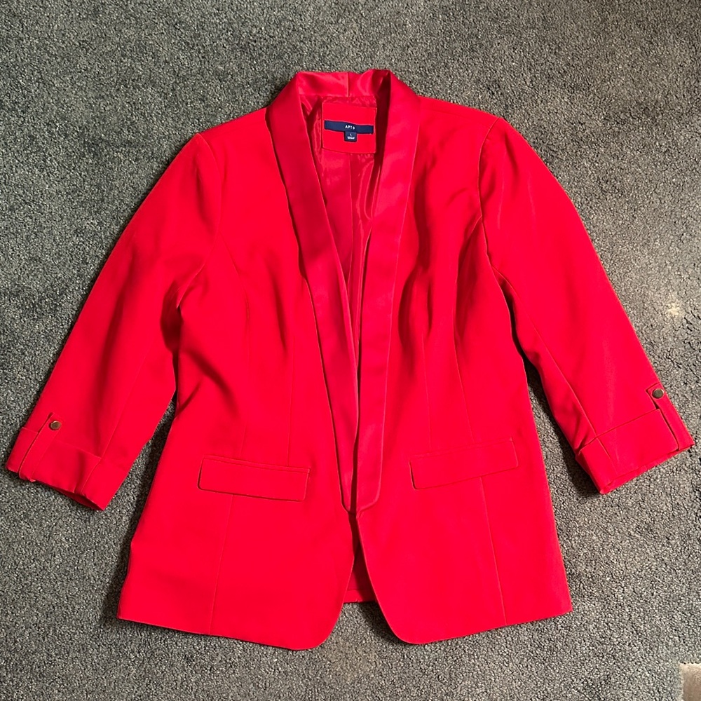Apt. 9 Women's Bold Red Blazer